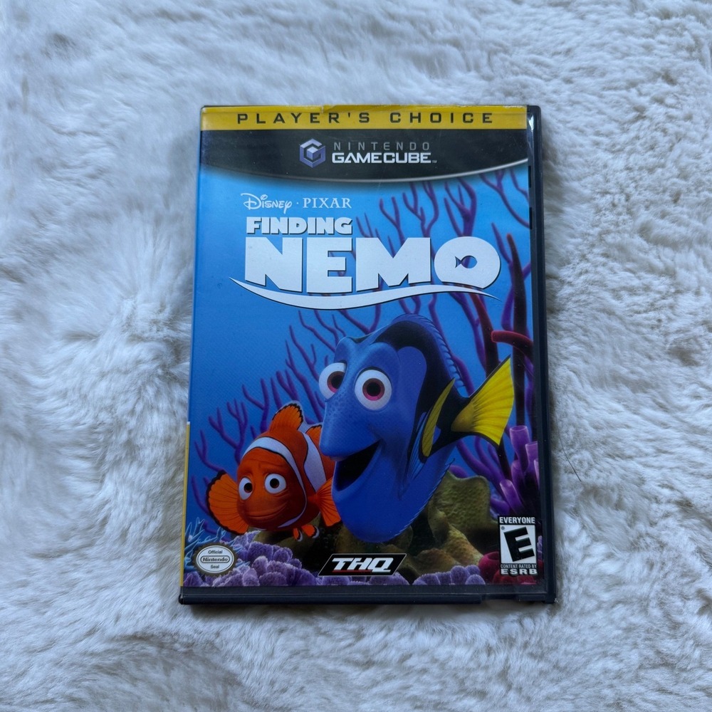 Nintendo GameCube Finding Nemo Game NTSC Blue Players Choice Retro Disney Pixar
